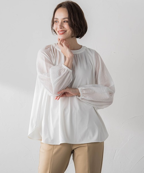 ビアッジョブルーピーチ起毛ポンチセットアップピンク 