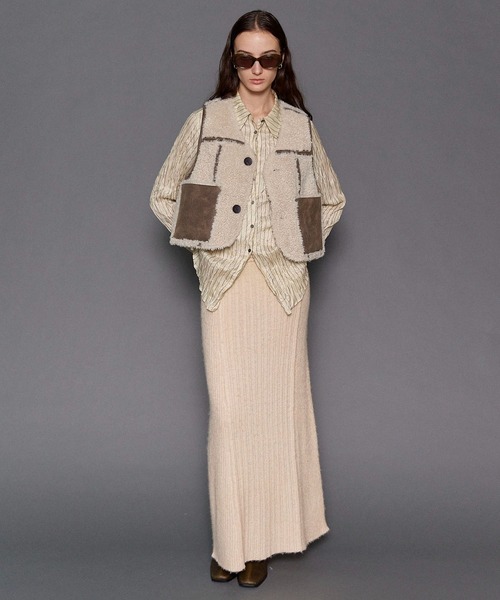 MAISON SPECIAL（メゾンスペシャル） スカート Knit Maxi Length Skirt