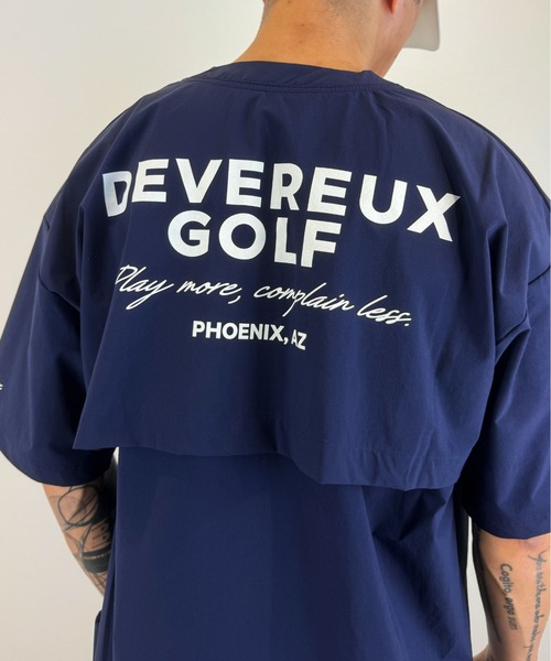 DEVEREUX GOLF tシャツ オーバーサイズDGTM PO メンズ レディース