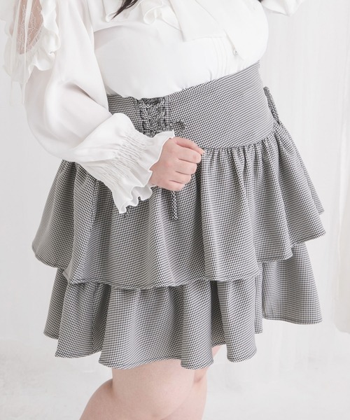 ラルイス　段レーススカート(2枚セット)　グレー　M~L 楽天市場】「サイズ有S/M/L/2L/3L/4L/5L/6L/7L/8L/9L」タイト