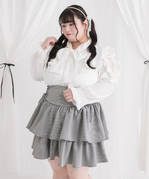 DearMyLoveRose スカート 「4L~6L」レースアップコルセット