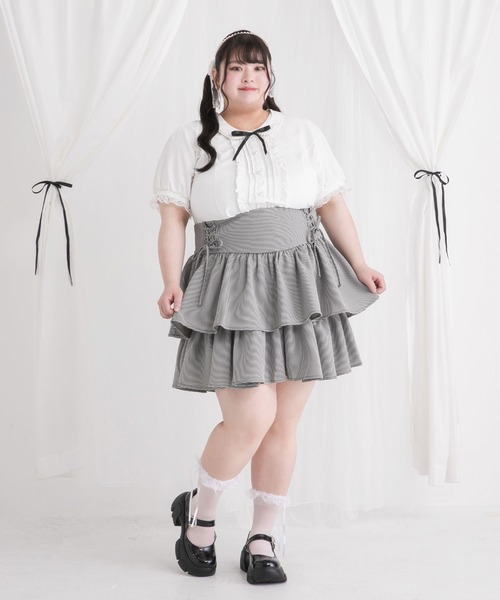 【未使用含む】ハンドメイド ワンピース＆スカート 6点セット DearMyLoveRose スカート 「4L~6L」レースアップコルセット