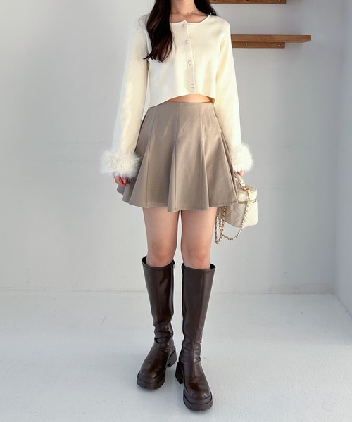 Heather（ヘザー） カーディガン ファースリーブカーディガン 283915