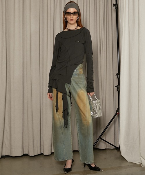 ラッフルヘムアシメトップ / Ruffle Hem Asymmetric Top（その他