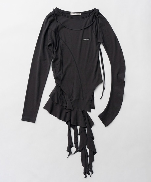 PRANK PROJECT ラッフルヘムアシメトップ / Ruffle Hem