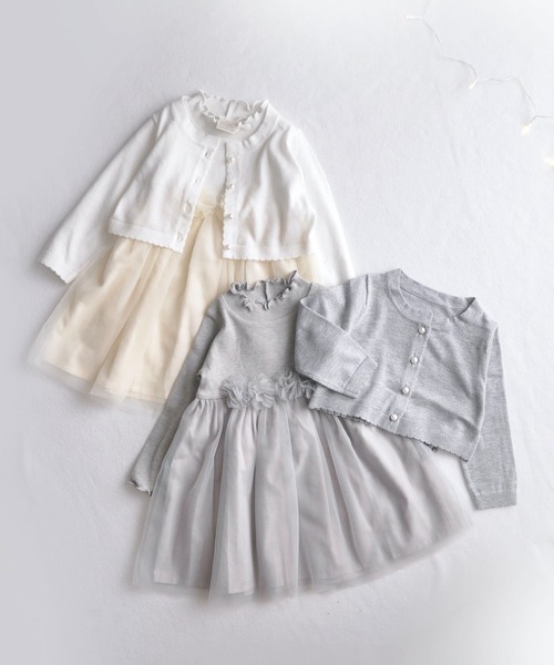 coto cotte（コトコット） ワンピース コサージュ ワンピース キッズ 