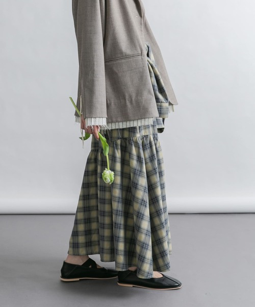 BABYLONE　キュプラバイヤススカート　チャコール　36 BABYLONE キュプラバイヤススカート チャコール 36 卸売 通販