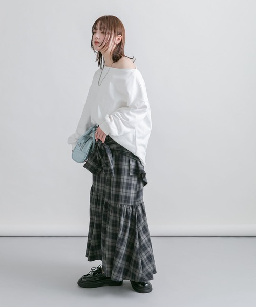 KBF（ケービーエフ） スカート スリーブノットチェックスカート