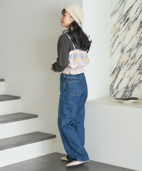 美品 Something FREAK'S STORE カットオフデニムパンツ FREAK'S STORE ジーンズ デニム デニムパンツ SOMETHING × STORE