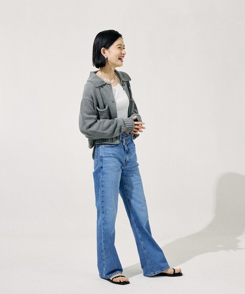 美品 Something FREAK'S STORE カットオフデニムパンツ FREAK'S STORE ジーンズ デニム デニムパンツ SOMETHING × STORE