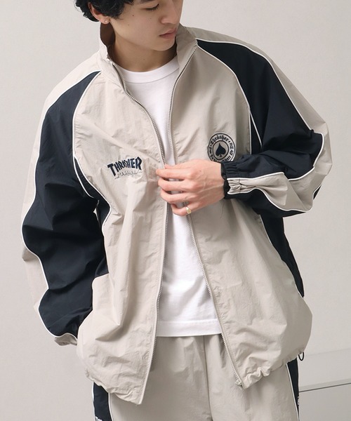 THRASHER パンツ 「THRASHER/スラッシャー」ナイロン 配色