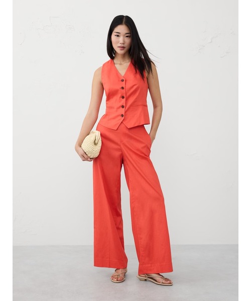 BANANA REPUBLIC パンツ FACTORY STORE HAYDEN リネンブレンド