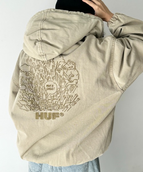 HUF（ハフ） パーカー /WHAT A JUNGLE DENIM WORK JACKET/ルーズ