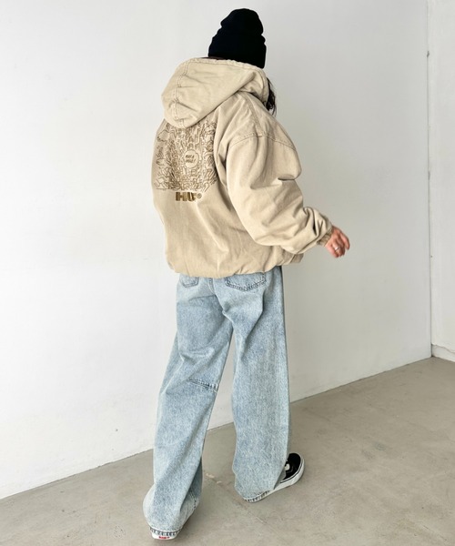 HUF（ハフ） パーカー /WHAT A JUNGLE DENIM WORK JACKET/ルーズ