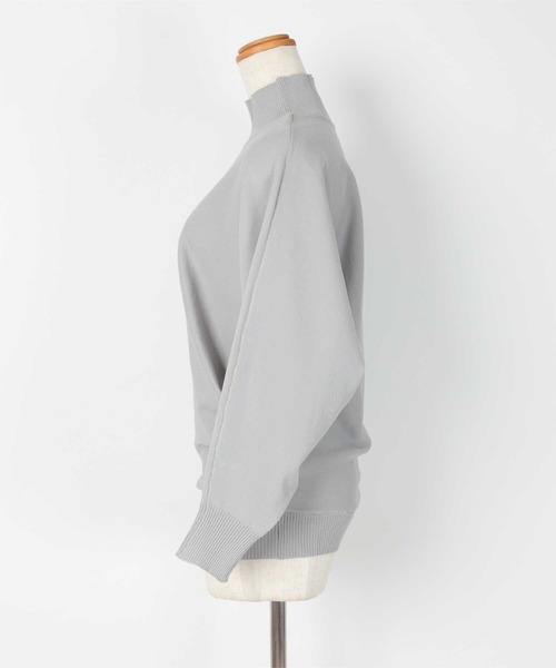 「ur's」 ドルマンスリーブニット L アイボリー レディース_画像3