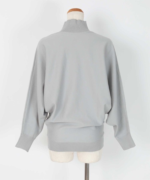 「ur's」 ドルマンスリーブニット L アイボリー レディース_画像4