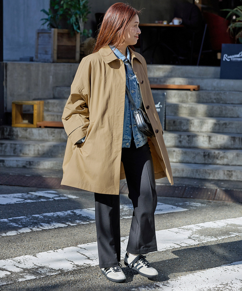 JOURNAL STANDARD ステンカラーコート コート コットンリネン