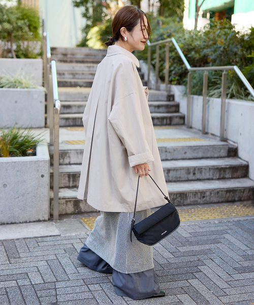 JOURNAL STANDARD ステンカラーコート コート コットンリネン