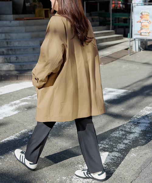JOURNAL STANDARD ステンカラーコート コート コットンリネン