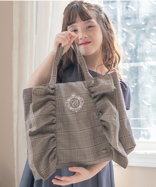 Catherine Cottage レッスンバッグ ロゴ刺繍フリルレッスン