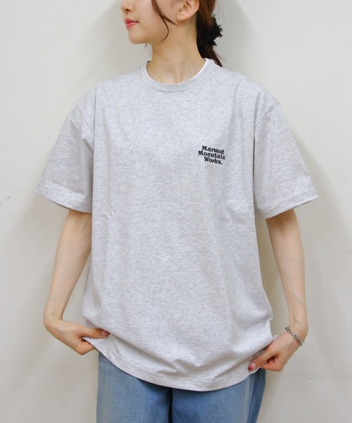 tシャツ Marmot/マーモット　マーモットマウンテンワークス エンブロイダリーTEE　MMW Embroidery T-Shirts レディース