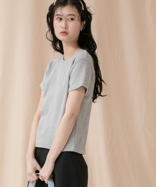 HEILIS（ヘイリス） tシャツ コンパクトTシャツカットソー/シンプル