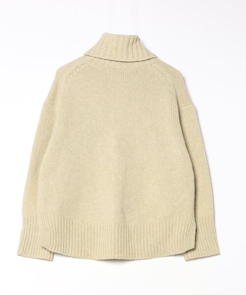 「ROPE'」 タートルネックニット 38 グリーン レディース_画像2