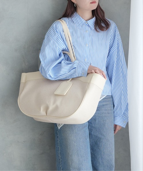 Ungrid（アングリッド） トートバッグ リネンキャンバスコンビ カード