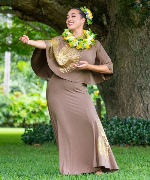Maunaloa（マウナロア） ドレス 「Maunaloa」Aulii レフア ケープ