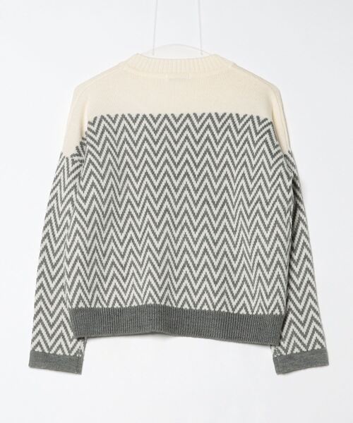 「NEI」 長袖ニット - グレー レディース_画像2