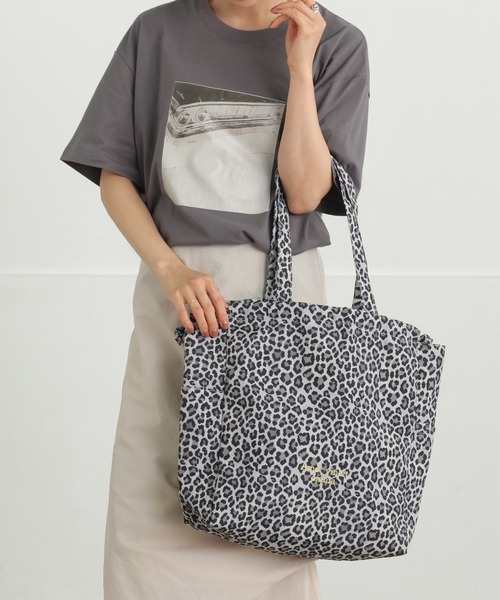 ALTROSE トートバッグ アニマル ゼブラ レオパード ヒョウ柄 A4 巾着