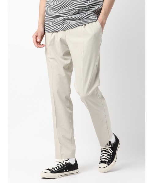 スラックス PERFORMANCE PANTS タックテーパードパンツ ウォッシャブル
