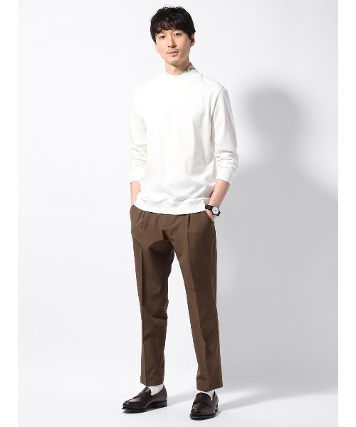 スラックス PERFORMANCE PANTS タックテーパードパンツ ウォッシャブル