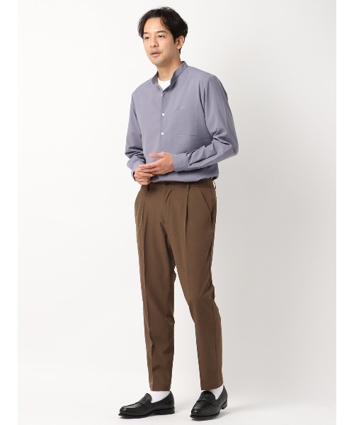 スラックス PERFORMANCE PANTS タックテーパードパンツ ウォッシャブル