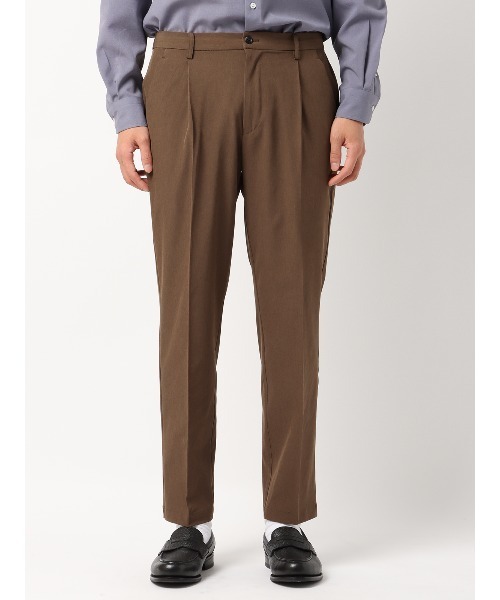 スラックス PERFORMANCE PANTS タックテーパードパンツ ウォッシャブル