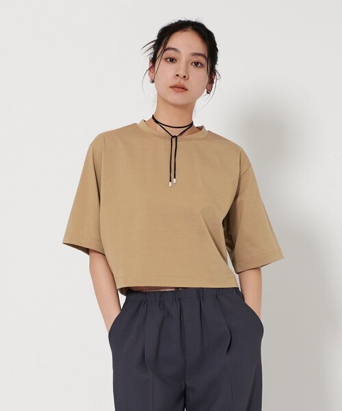 Hビューティー＆ユース　クロップド Tシャツ BEAUTY＆YOUTH UNITED ARROWS tシャツ コットンポリエステル