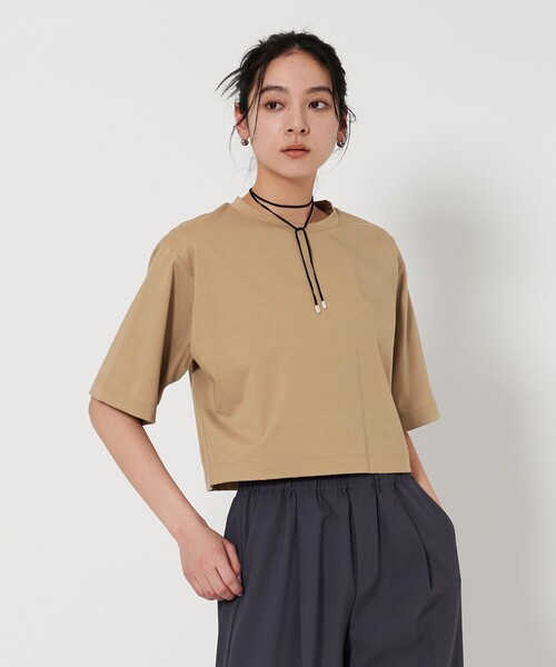 Hビューティー＆ユース　クロップド Tシャツ BEAUTY＆YOUTH UNITED ARROWS tシャツ コットンポリエステル