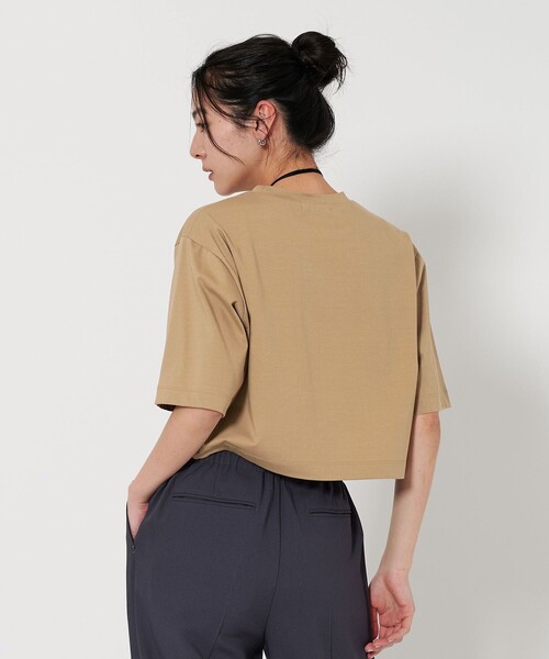 Hビューティー＆ユース　クロップド Tシャツ BEAUTY＆YOUTH UNITED ARROWS tシャツ コットンポリエステル