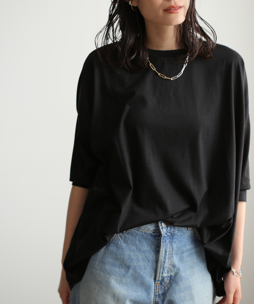tシャツ 「追加」リヨセルドルマンプルオーバー レディース