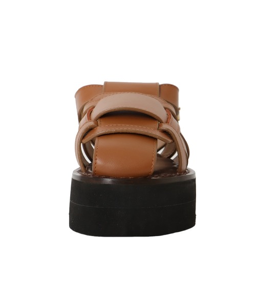 CORSO ROMA,9 グルカサンダル セール】CORSO ROMA 9 グルカサンダル Q/598 レザー フラット