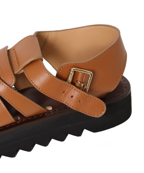 CORSO ROMA 9 COR41 グルカ風サンダル 新品試着のみ CORSO ROMA,9（コルソローマ ノーヴェ） サンダル CORSO ROMA，9