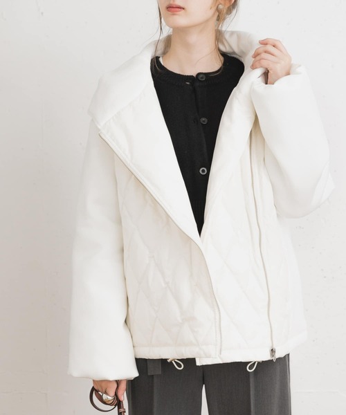 「UR Lab.」 ダウンジャケット FREE オフホワイト レディース_画像5