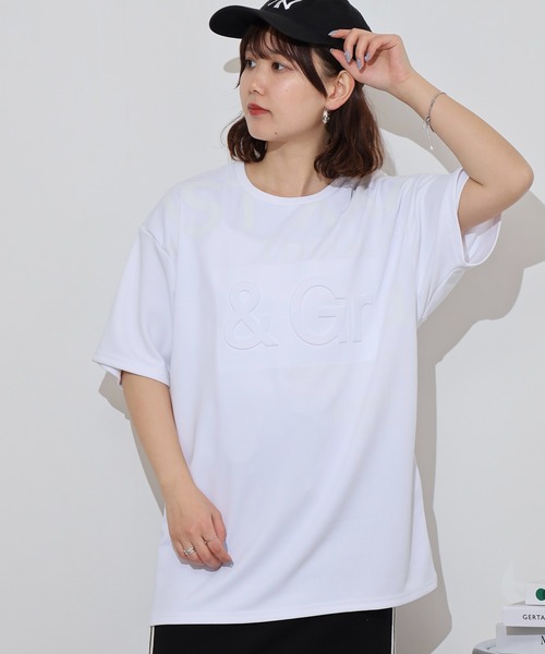FUNALIVE tシャツ WALK＆WIND エンボスラバーロゴ 半袖Tシャツ