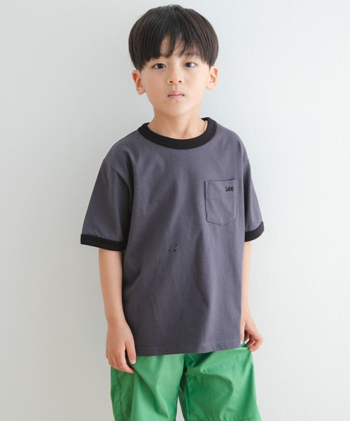 Lee（リー） tシャツ 「別注」Lee×DOORS リンガーTシャツ(KIDS) キッズ 