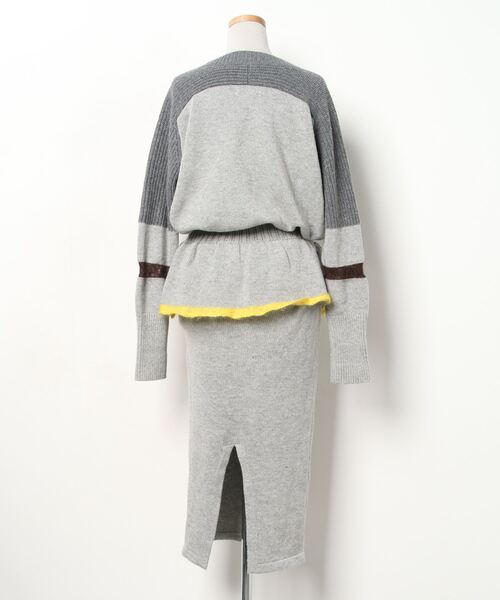 NON TOKYO（ノントーキョー） ニットワンピース FREE グレー