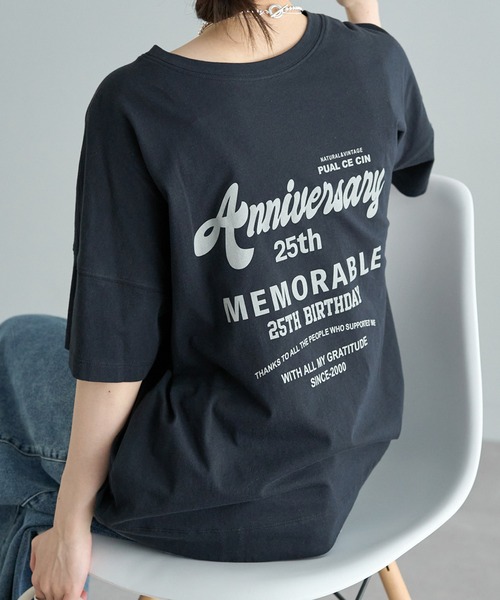 tシャツ 「25th」25thロゴ2WAY T レディース