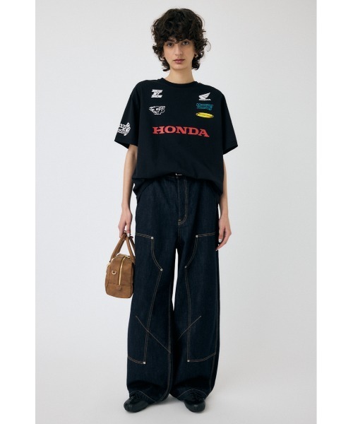 MOUSSY tシャツ HONDA RACING BIG Tシャツ レディース