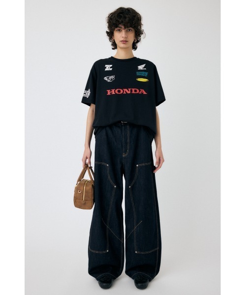 MOUSSY tシャツ HONDA RACING BIG Tシャツ レディース