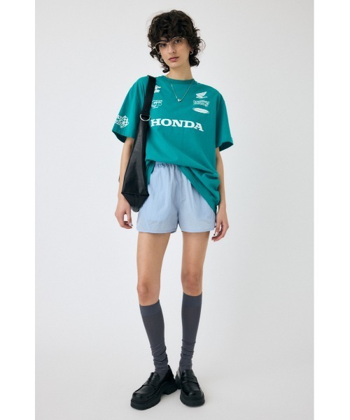 tシャツ HONDA RACING GAME シャツ レディース MOUSSY tシャツ HONDA RACING TINY Tシャツ レディース