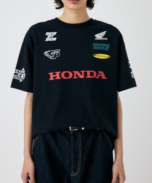tシャツ HONDA RACING BIG Tシャツ レディース MOUSSY tシャツ HONDA RACING BIG Tシャツ レディース